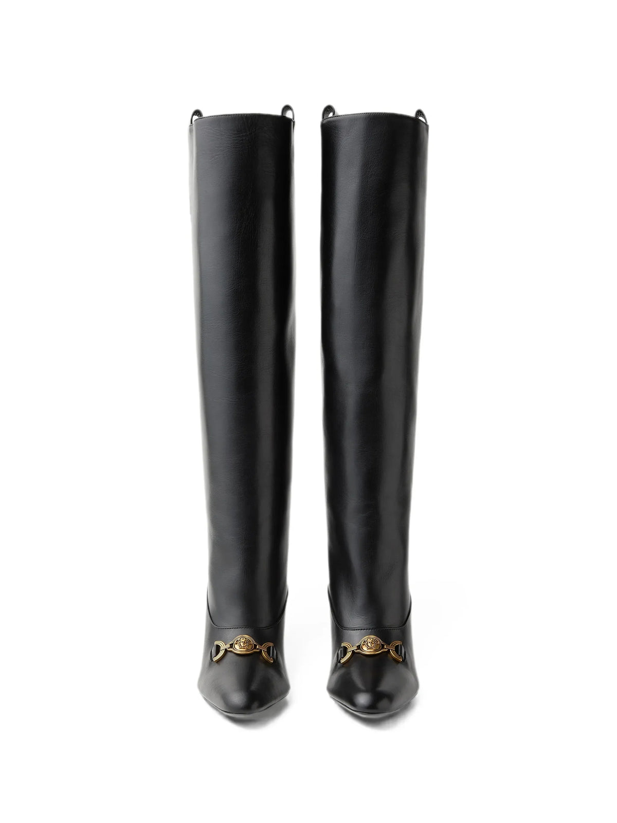 Versace - Marisa Leather Boots 90 Mm
