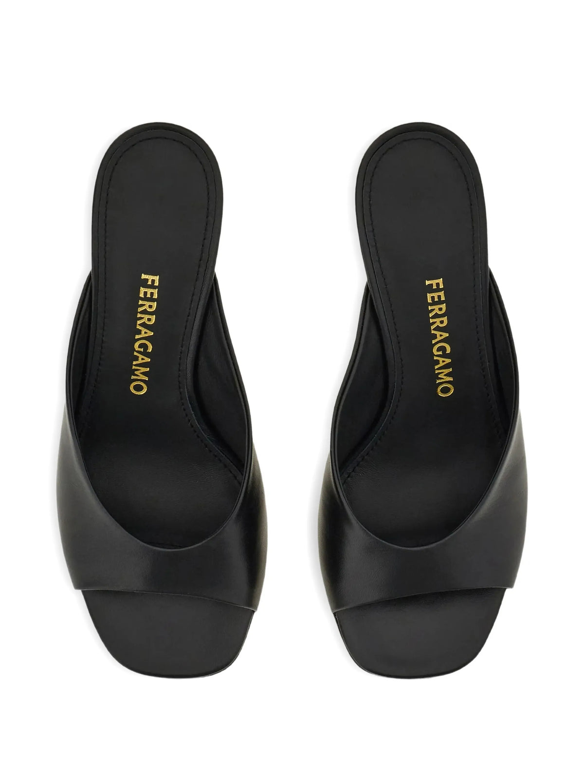 Ferragamo - S-shaped Heels Slides