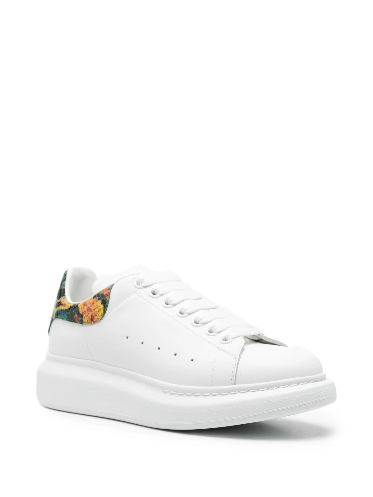 Alexander McQueen - Oversized Sneakers In White/multicolour
