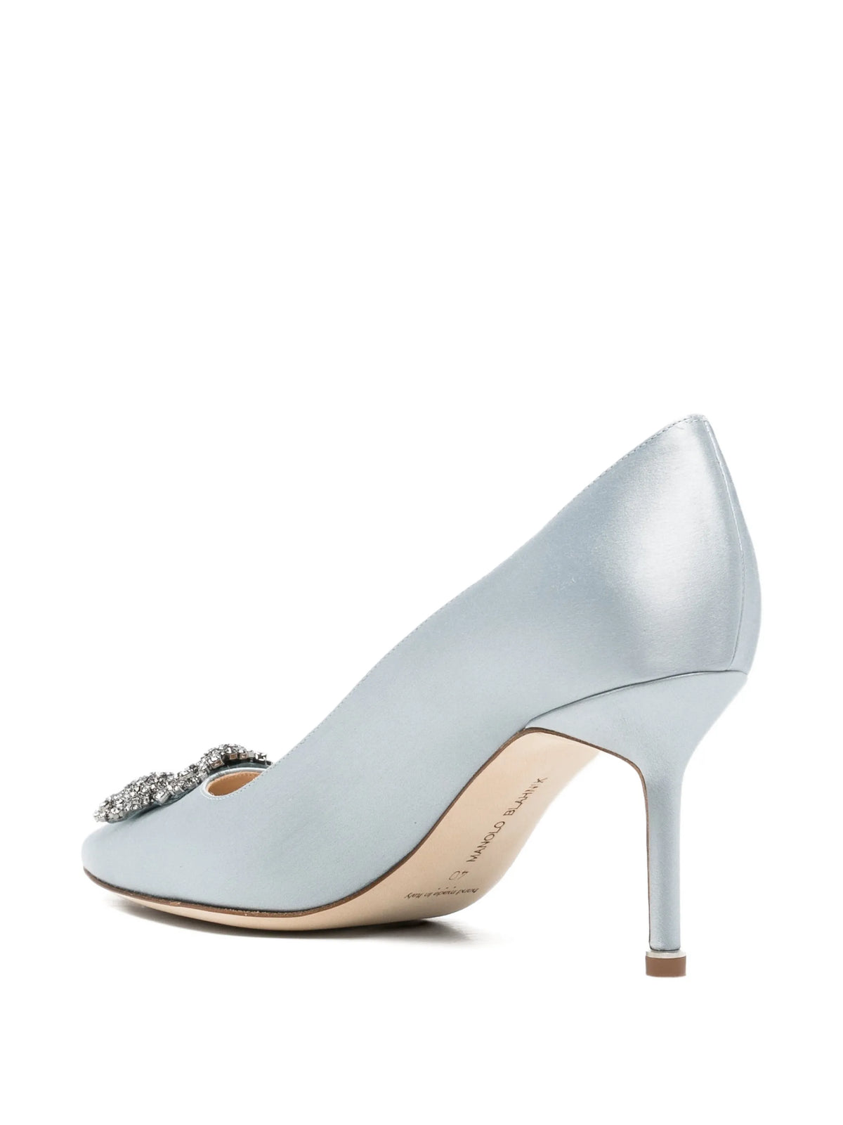 Manolo Blahnik - Hangisi Crystal-embellished Pumps