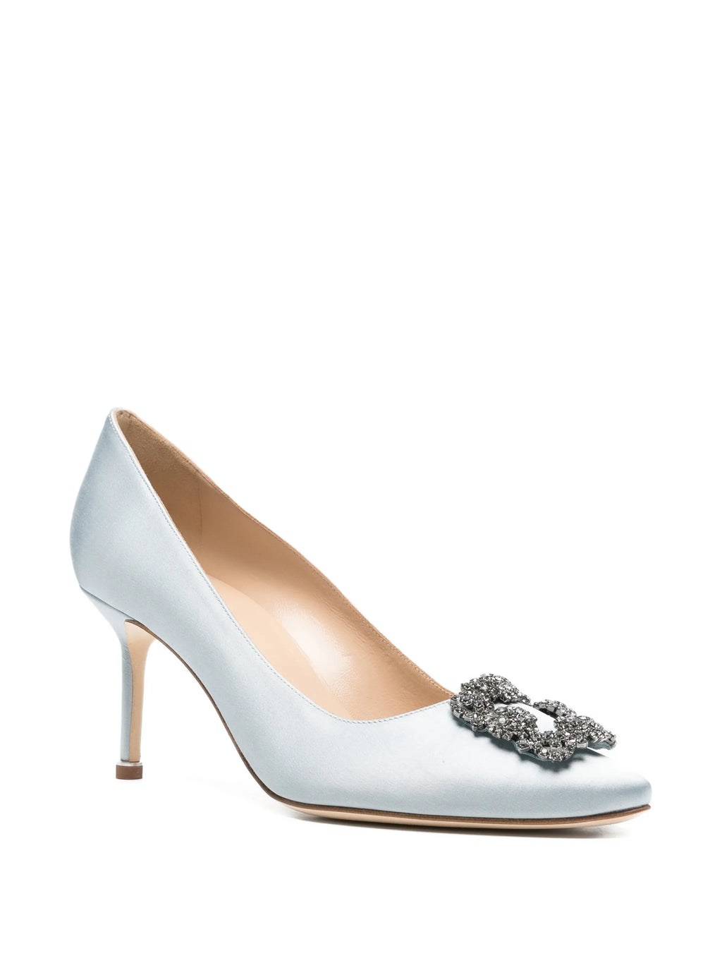 Manolo Blahnik - Hangisi Crystal-embellished Pumps