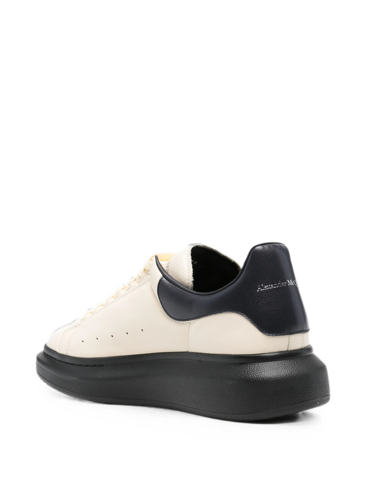 Alexander McQueen - Oversized Sneakers In Cream/dark Blue