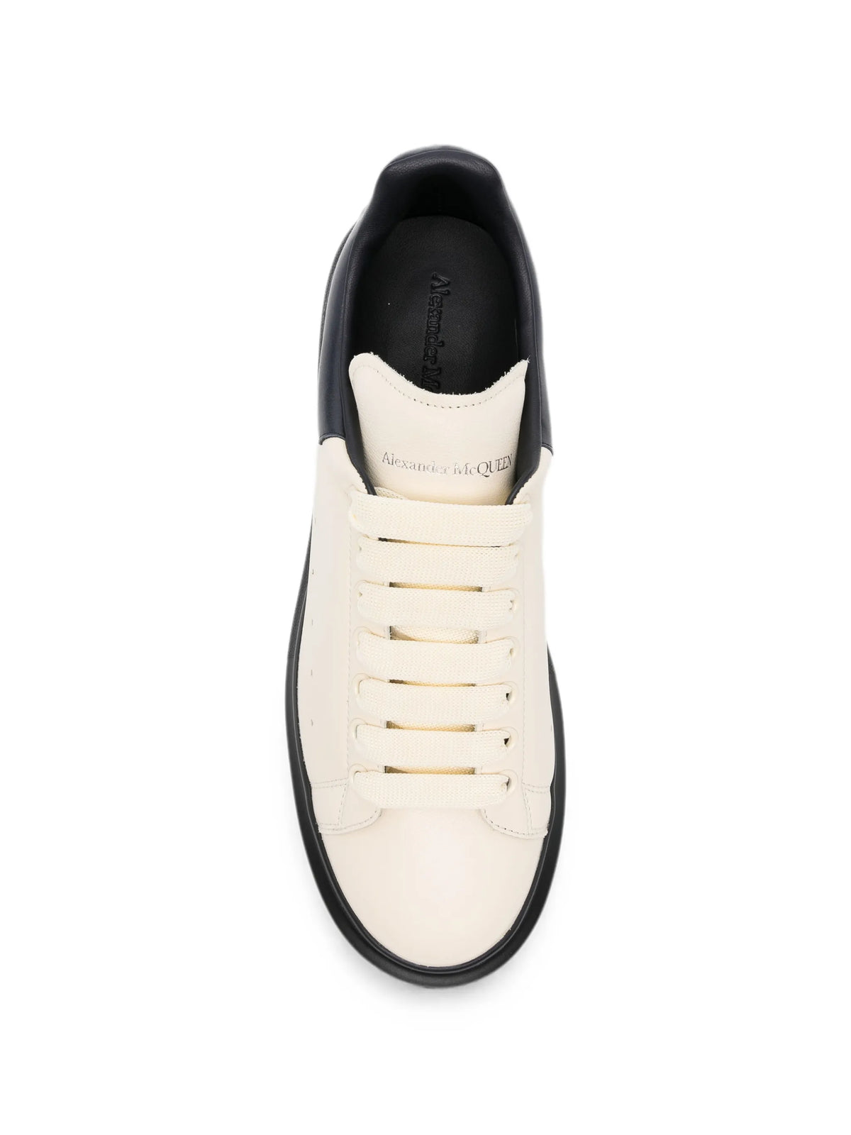 Alexander McQueen - Oversized Sneakers In Cream/dark Blue