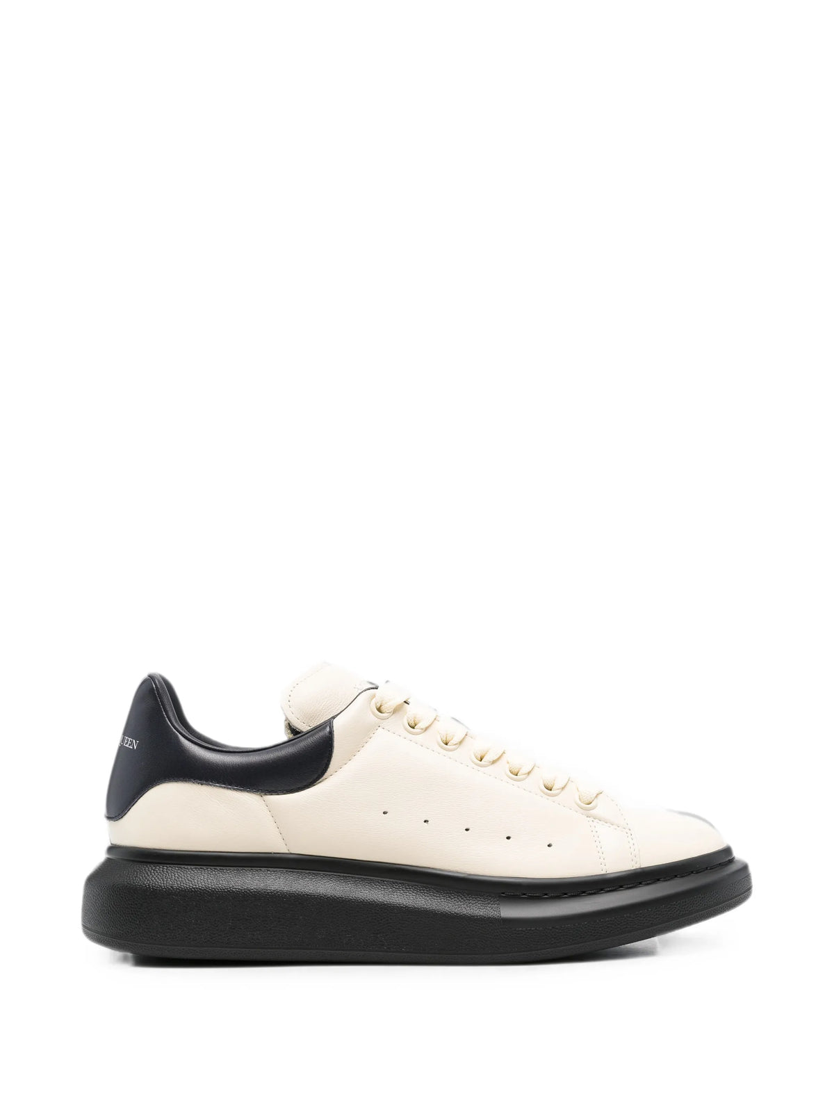 Alexander McQueen - Oversized Sneakers In Cream/dark Blue
