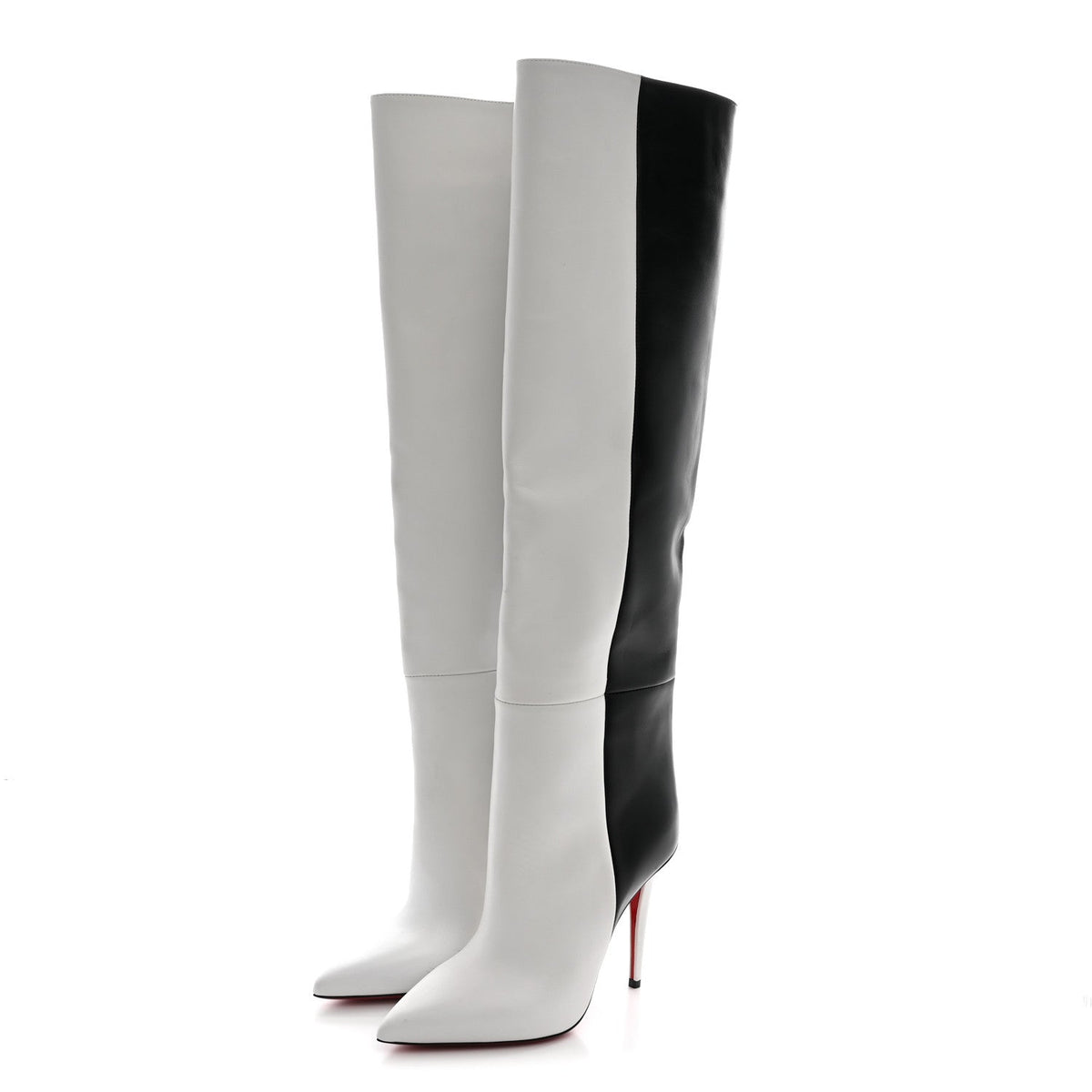 Christian Louboutin - Calfskin Astrilarge 100 Knee Boots