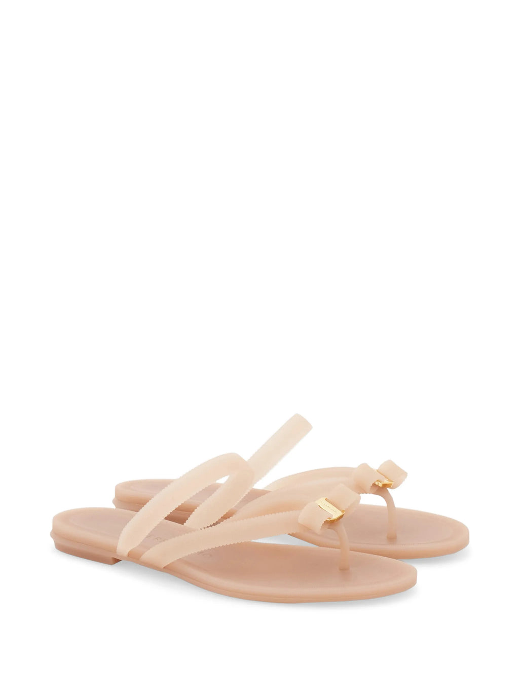 Ferragamo - Vara Bow Jelly Thong Sandals