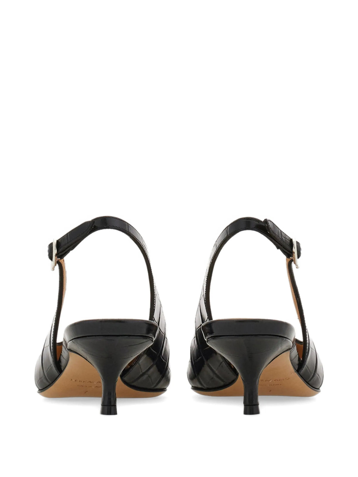 Ferragamo - Maxi Gancini Slingbacks