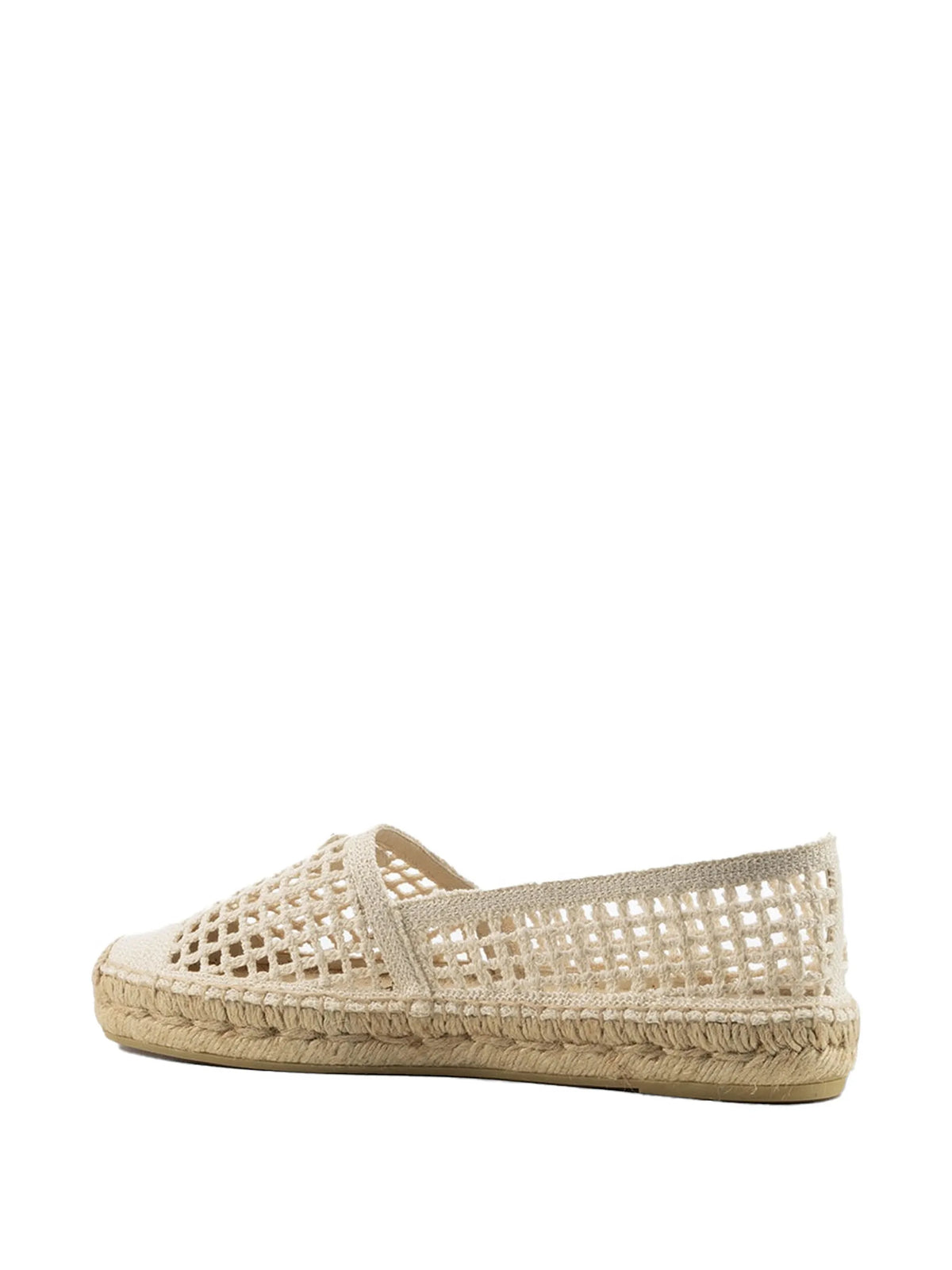 Prada - Crochet-knit Logo-plaque Espadrilles