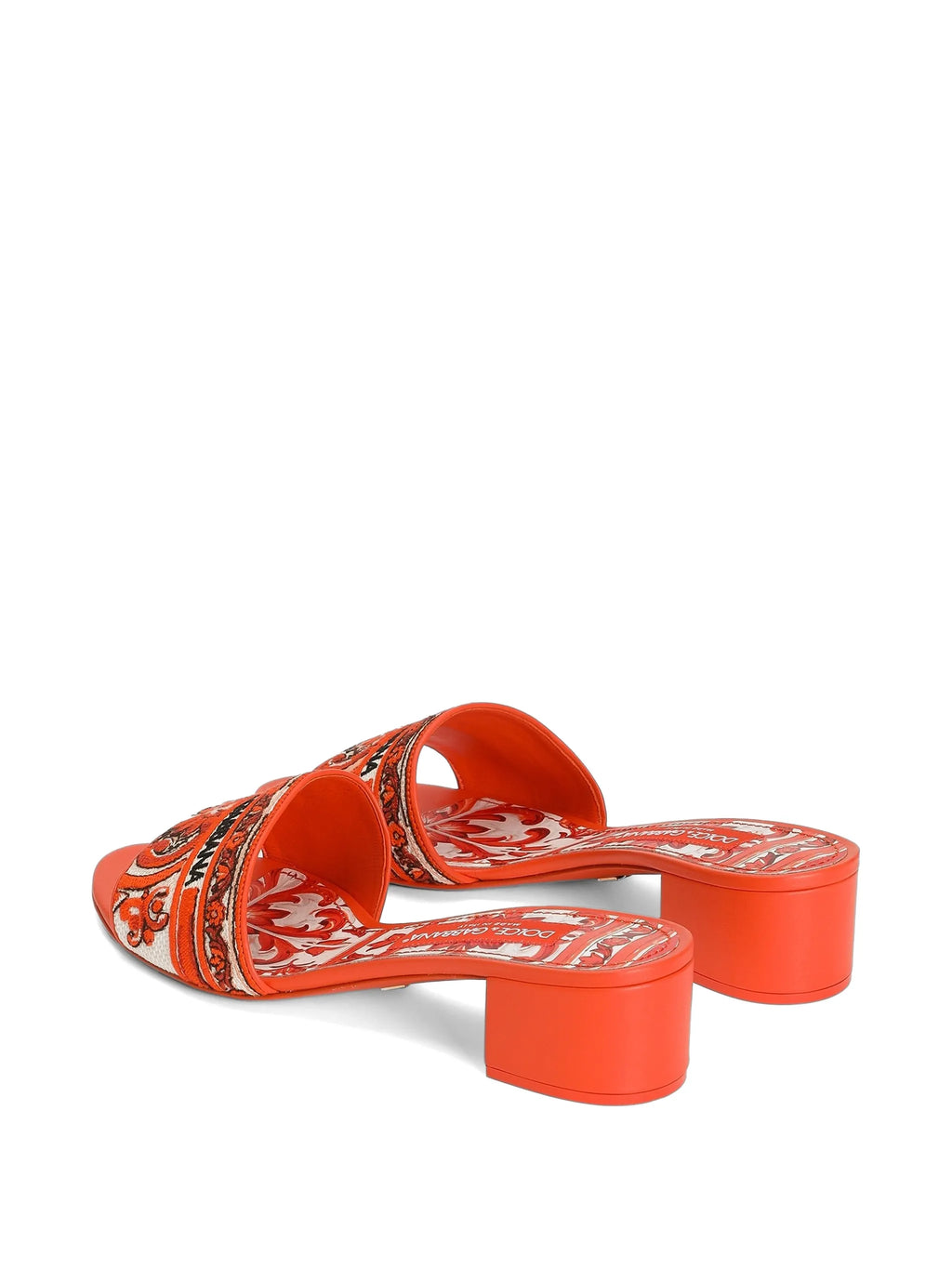 Dolce & Gabbana - Mules With Majolica-embroidery