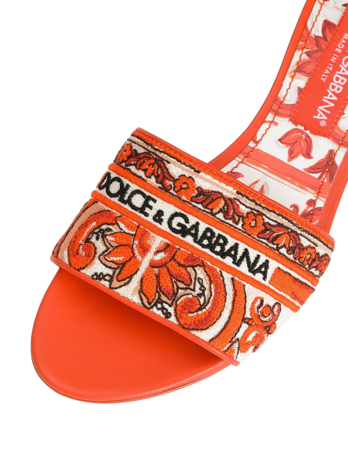 Dolce & Gabbana - Mules With Majolica-embroidery