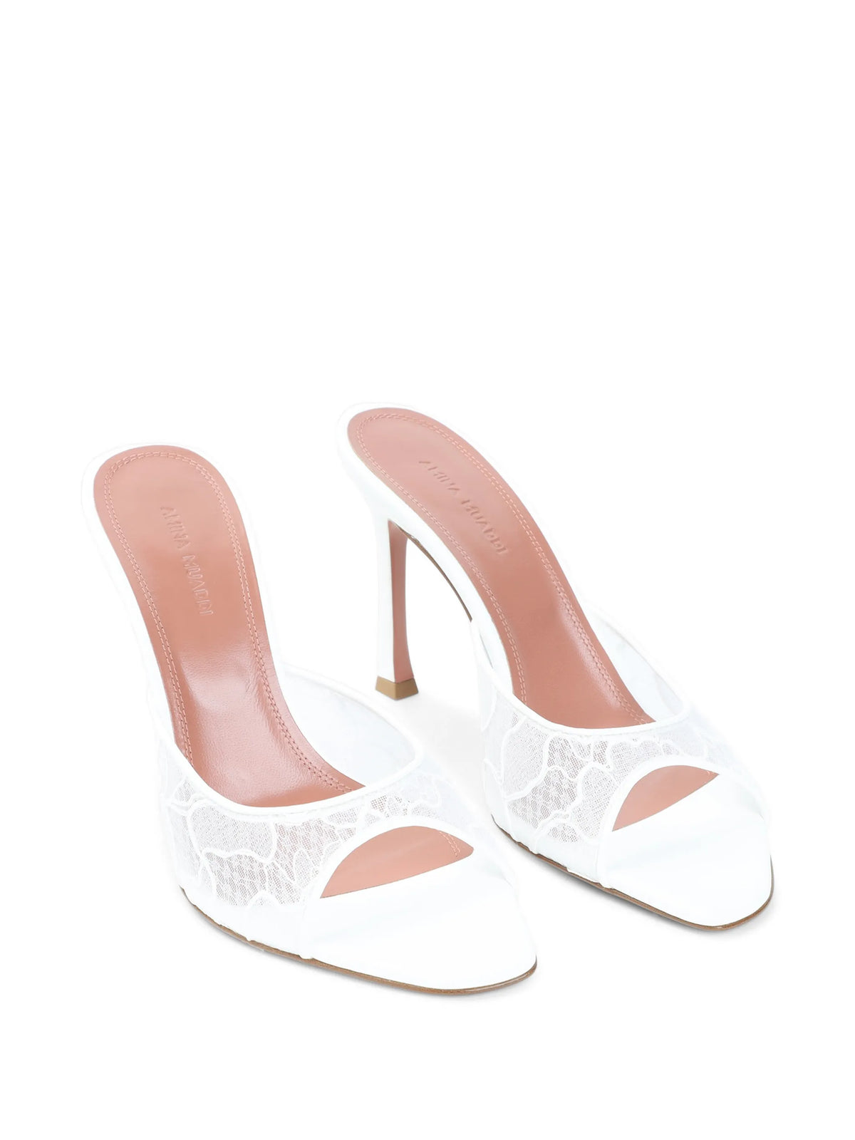 Amina Muaddi - Alexa Lace Slipper 95