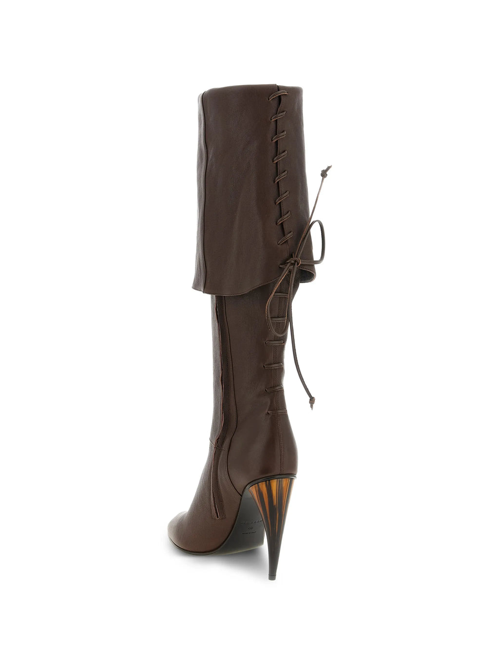 Alexander McQueen - Horn Heel Knee-high Boots