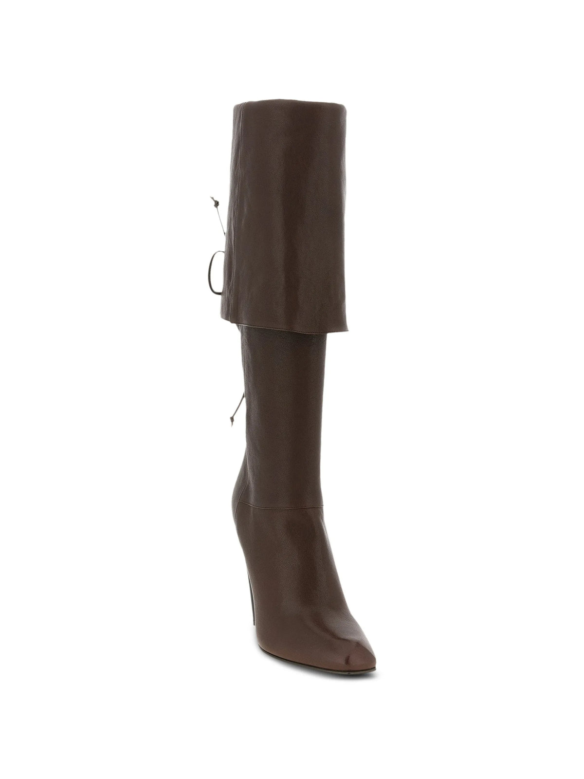 Alexander McQueen - Horn Heel Knee-high Boots