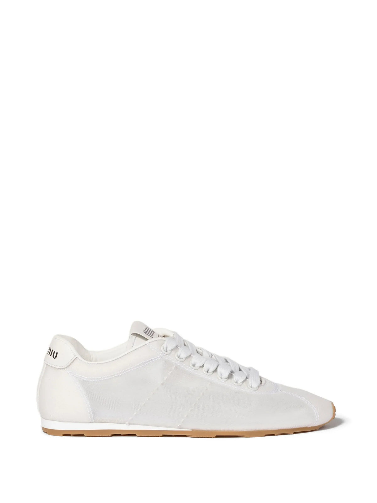 Miu Miu - Plume Mesh Fabric Sneakers