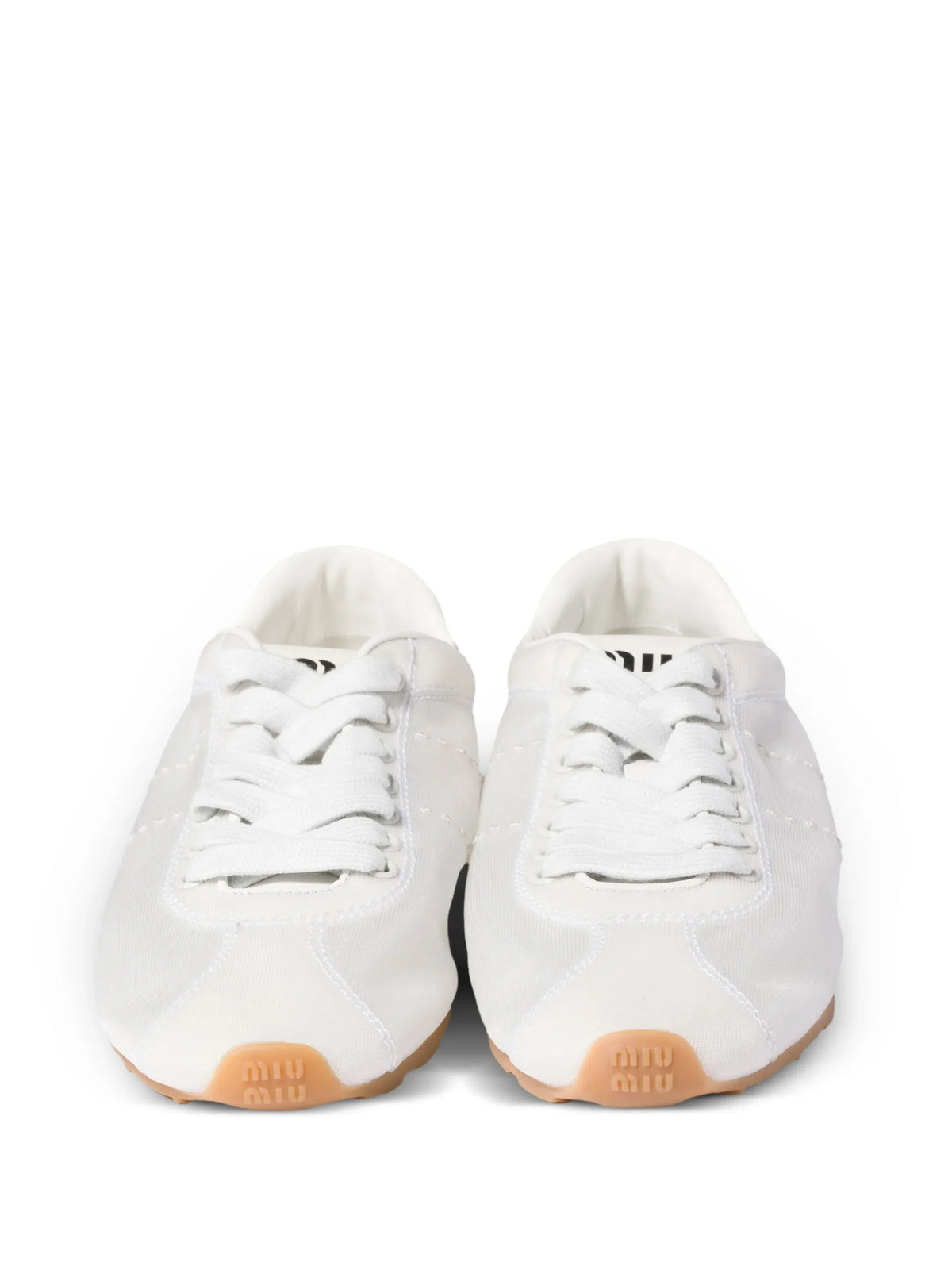 Miu Miu - Plume Mesh Fabric Sneakers