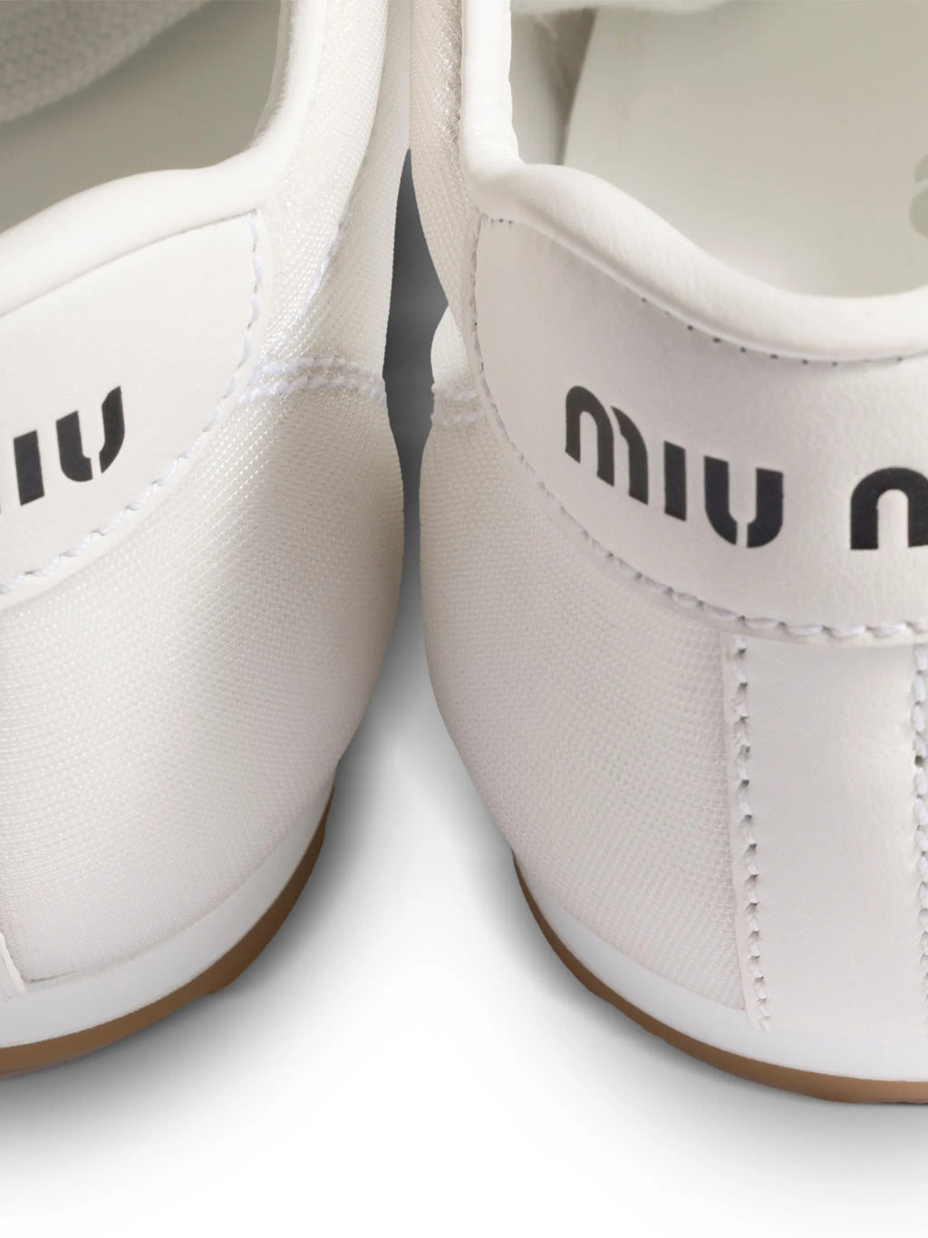 Miu Miu - Plume Mesh Fabric Sneakers