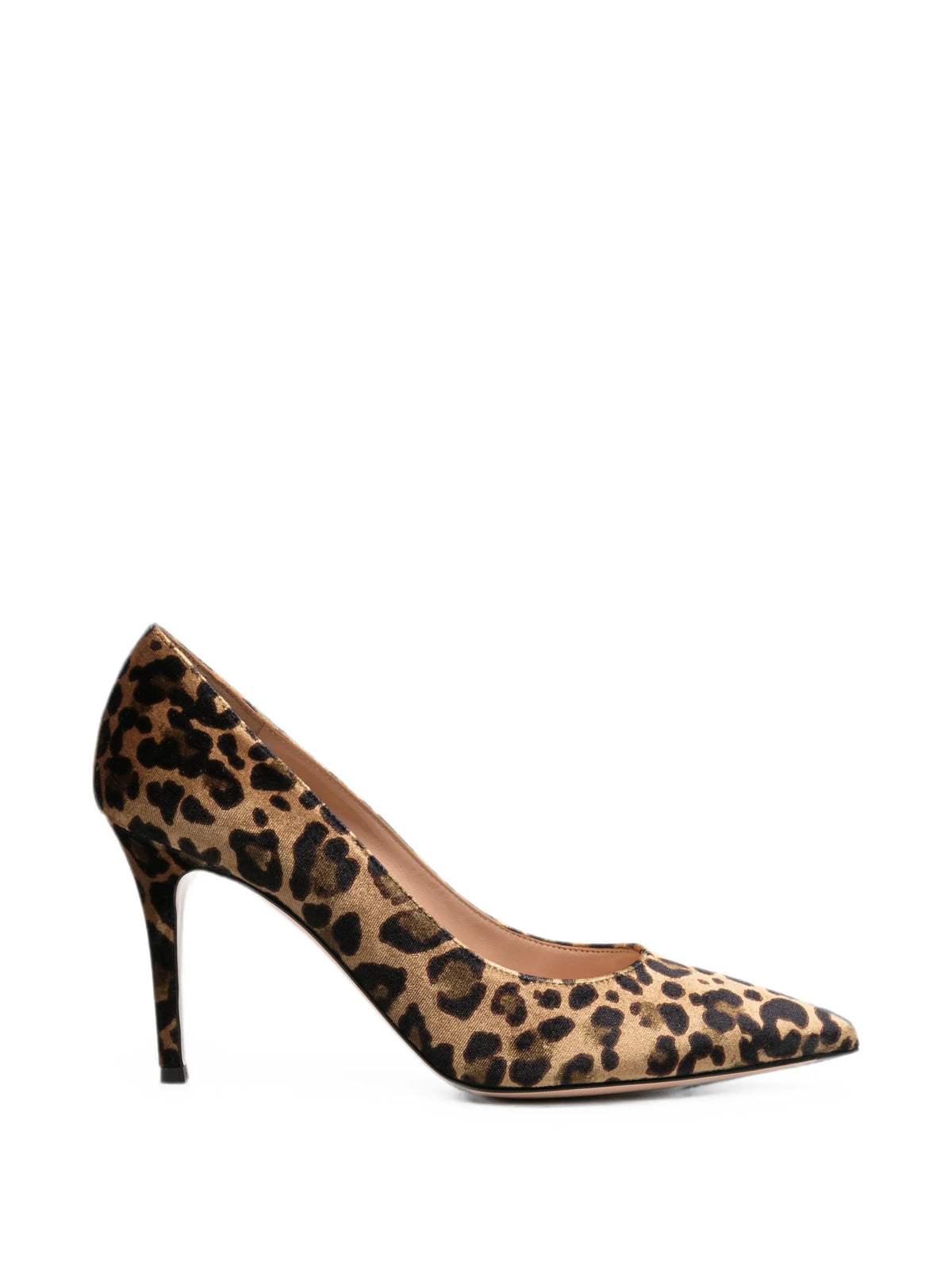 Gianvito Rossi - Gianvito Leopard-print Velvet Heeled Pumps