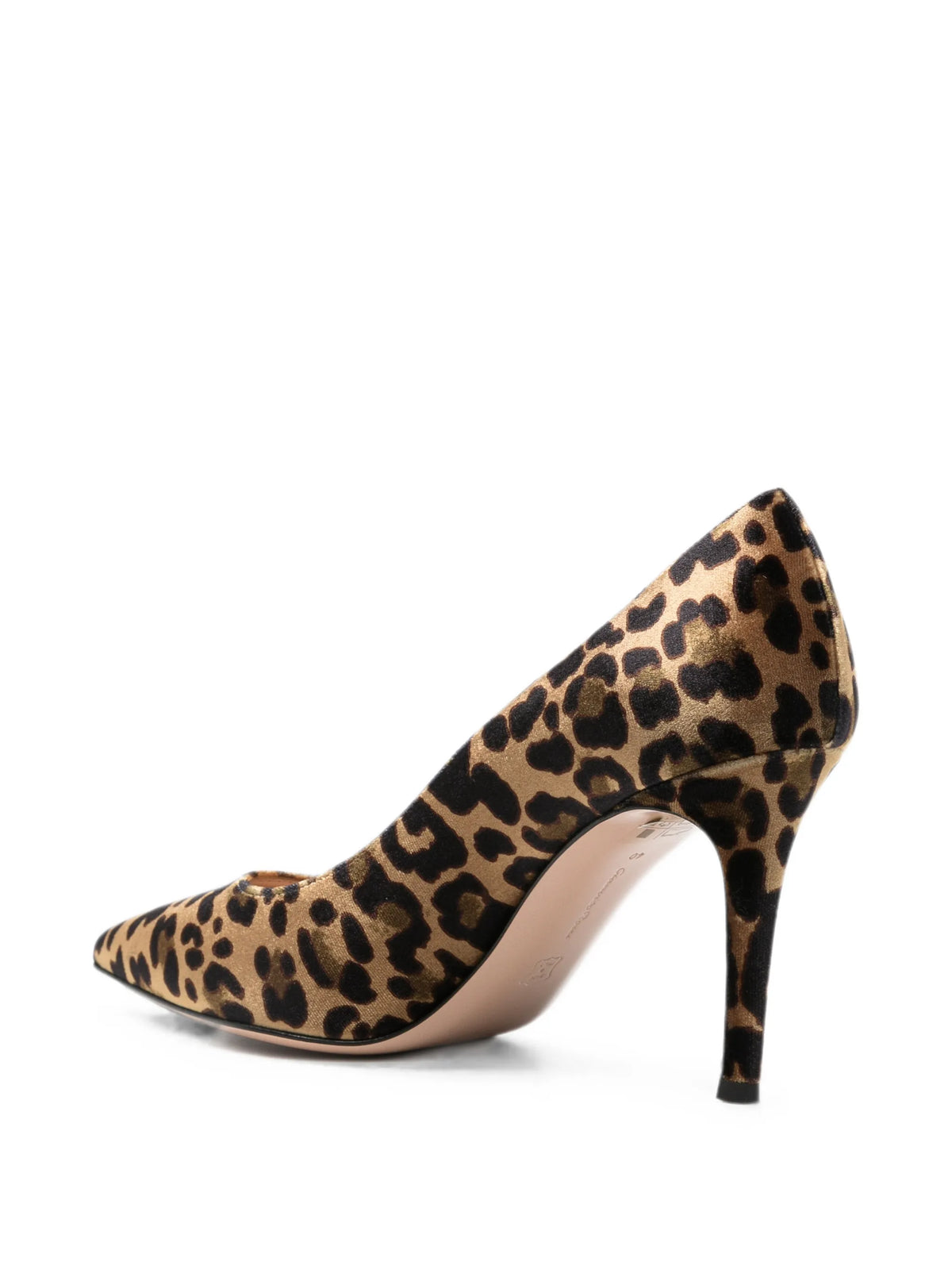 Gianvito Rossi - Gianvito Leopard-print Velvet Heeled Pumps