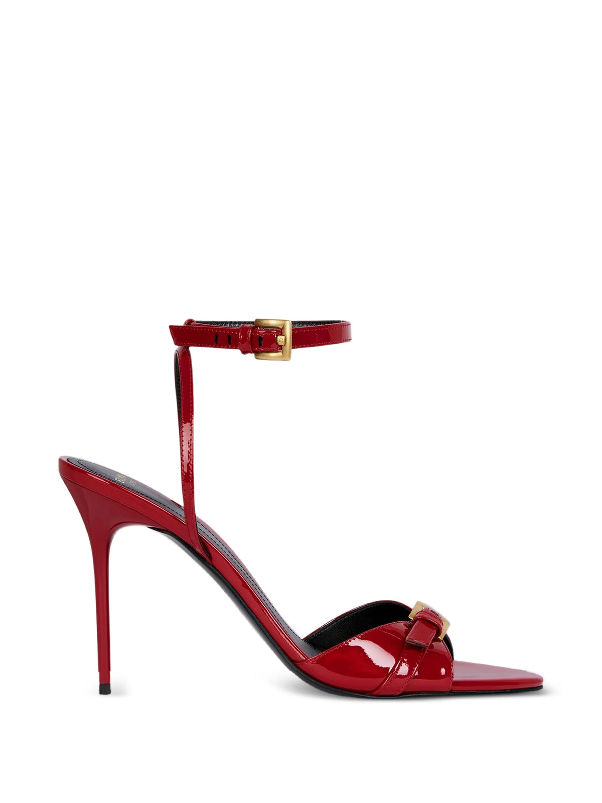 Balmain - Anthem Sandals In Smooth Calfskin Leather