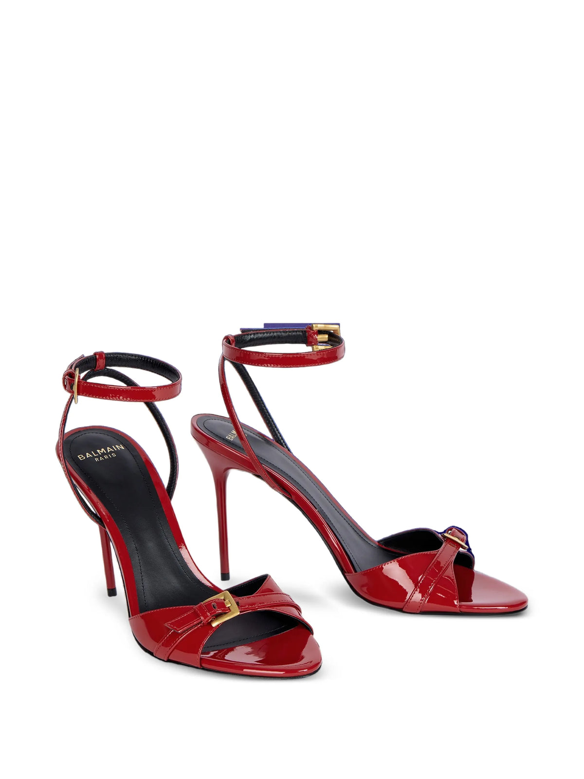Balmain - Anthem Sandals In Smooth Calfskin Leather