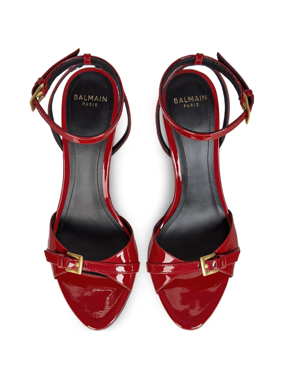 Balmain - Anthem Sandals In Smooth Calfskin Leather