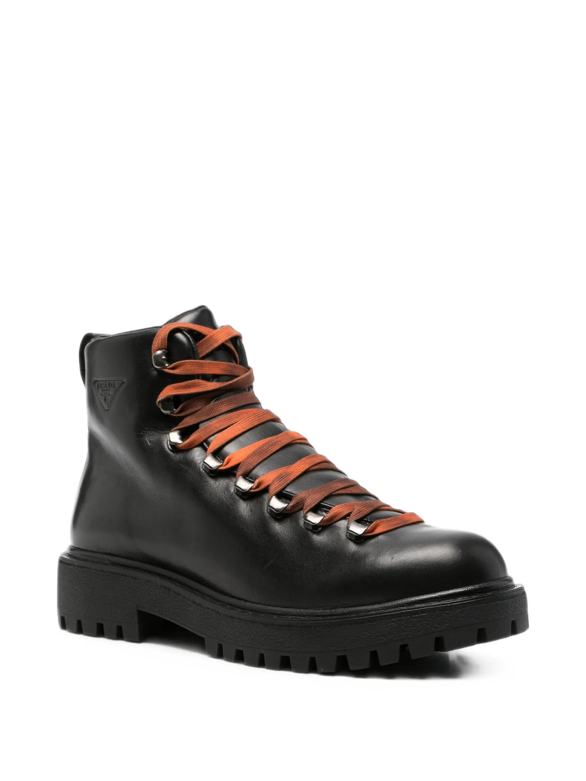 Prada - Leather Hiking Boots