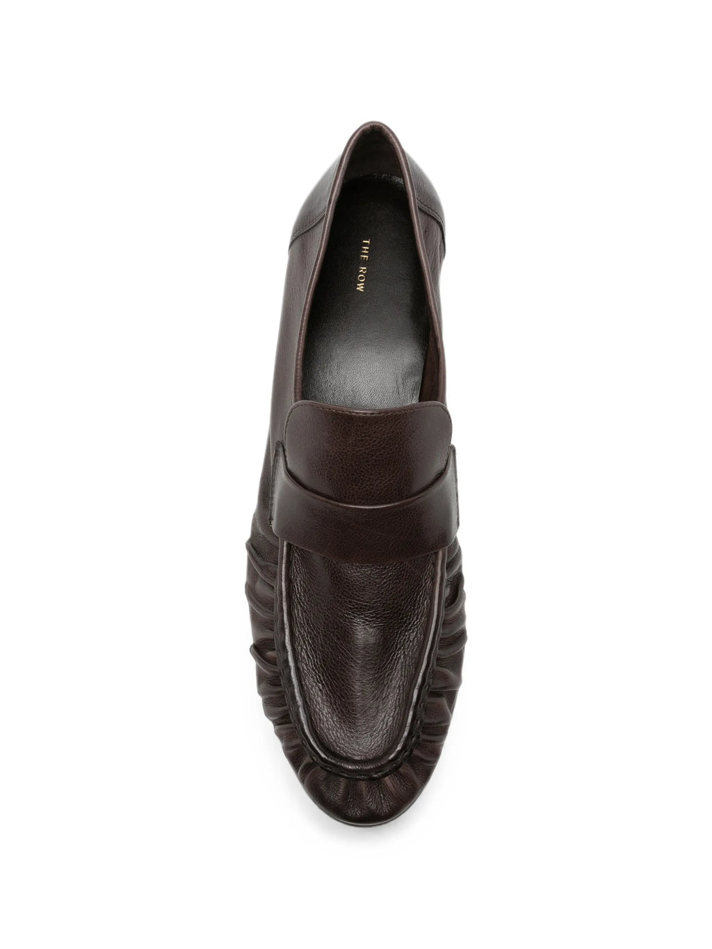 The Row - Ruched Leather Loafers