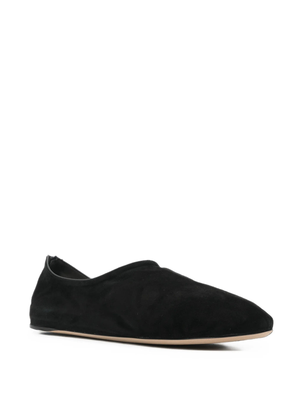 The Row - Stellene Suede Ballet Flats
