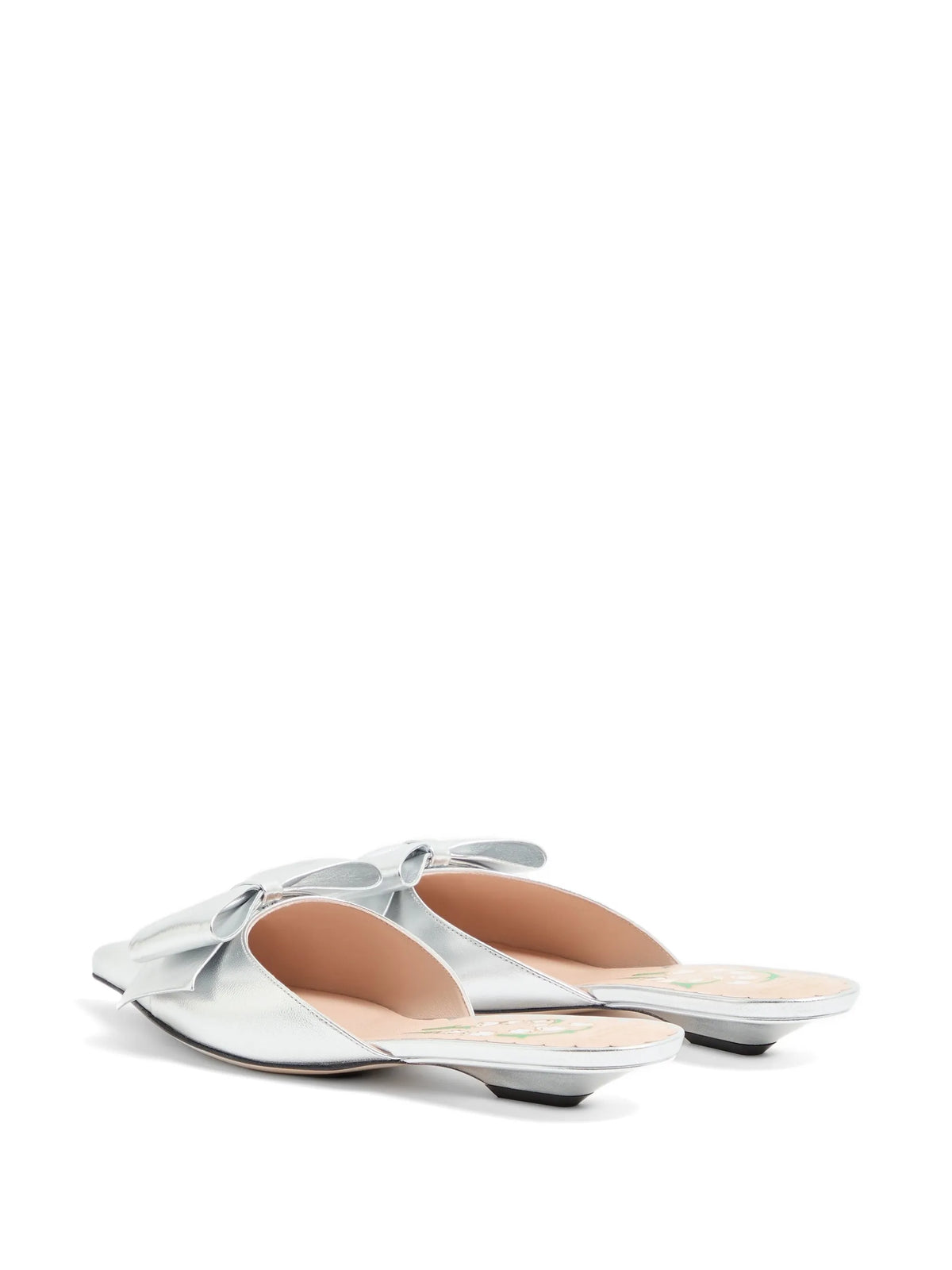Valentino - Bowow Mules In Laminated-nappa 20mm
