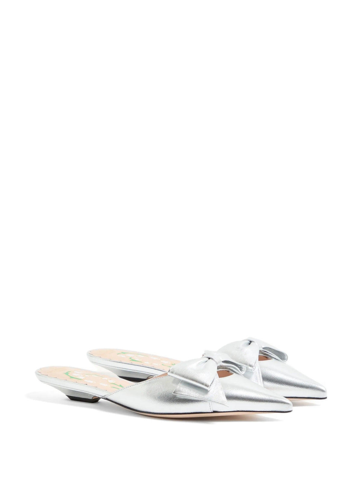 Valentino - Bowow Mules In Laminated-nappa 20mm