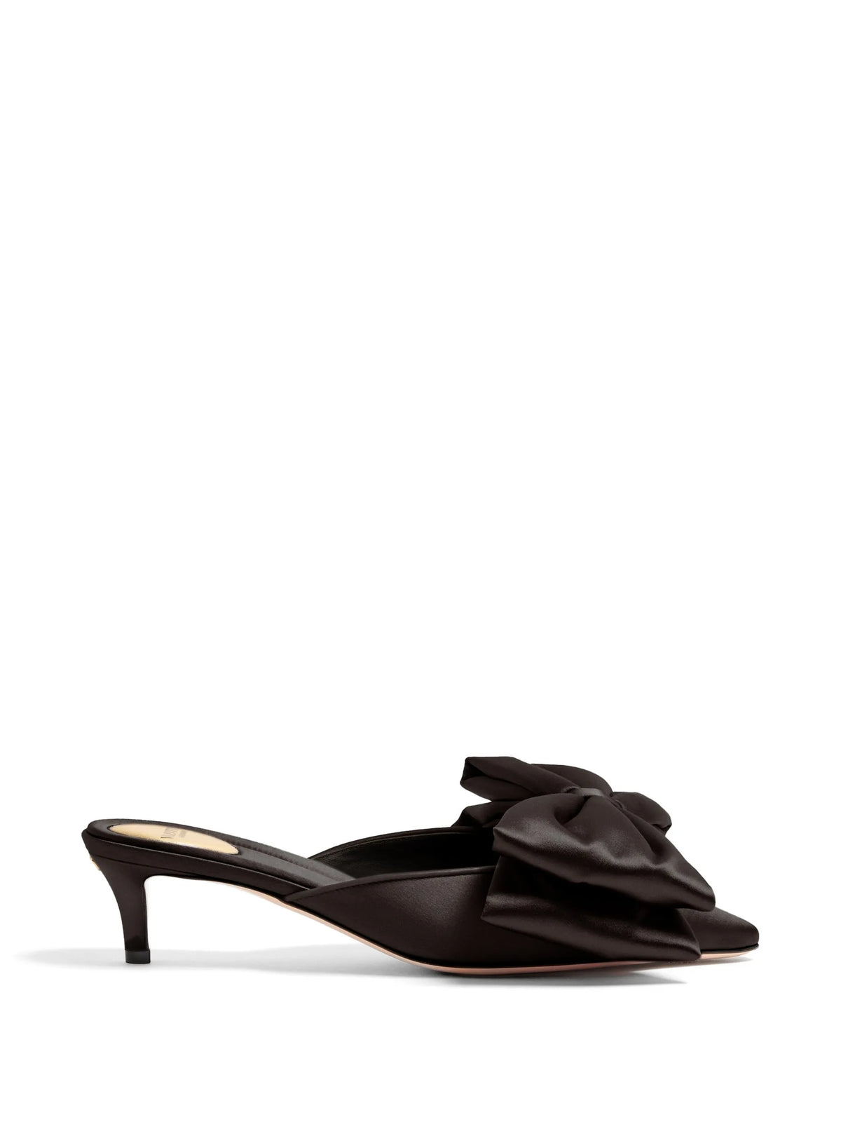 Valentino - Yolande Satin Mules 45mm
