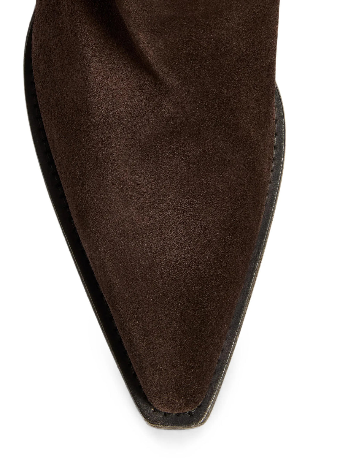 Khaite - Clive Suede Cowboy Boots