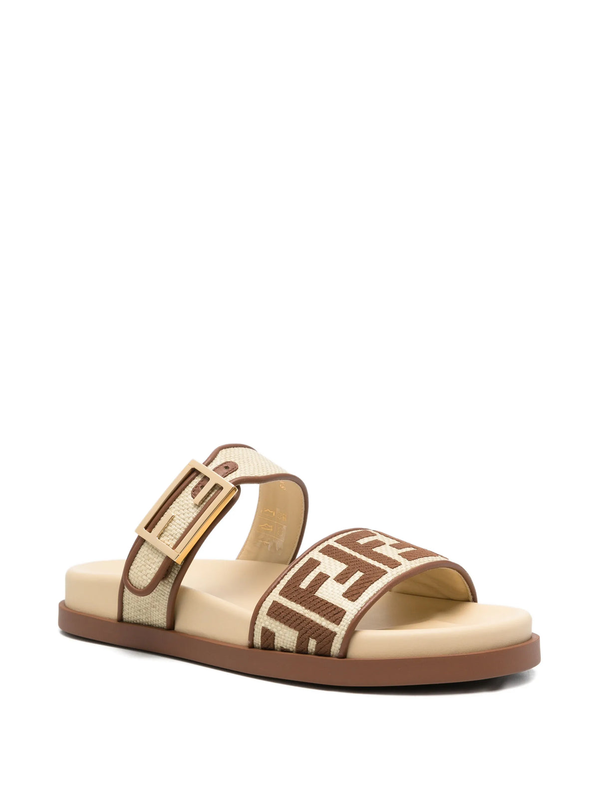 Fendi - FF Logo Buckle Sandals
