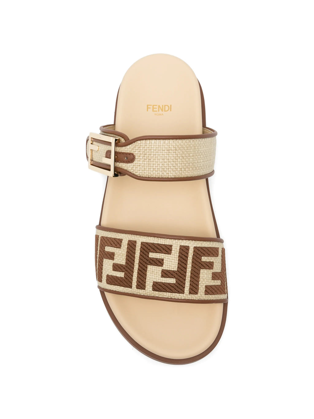 Fendi - FF Logo Buckle Sandals