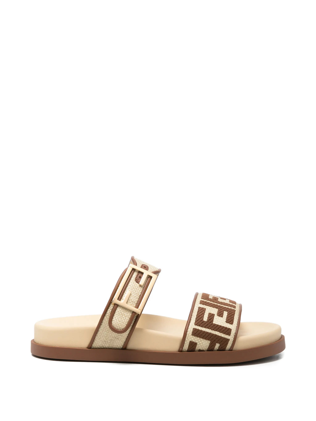 Fendi - FF Logo Buckle Sandals