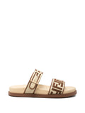 Fendi - FF Logo Buckle Sandals