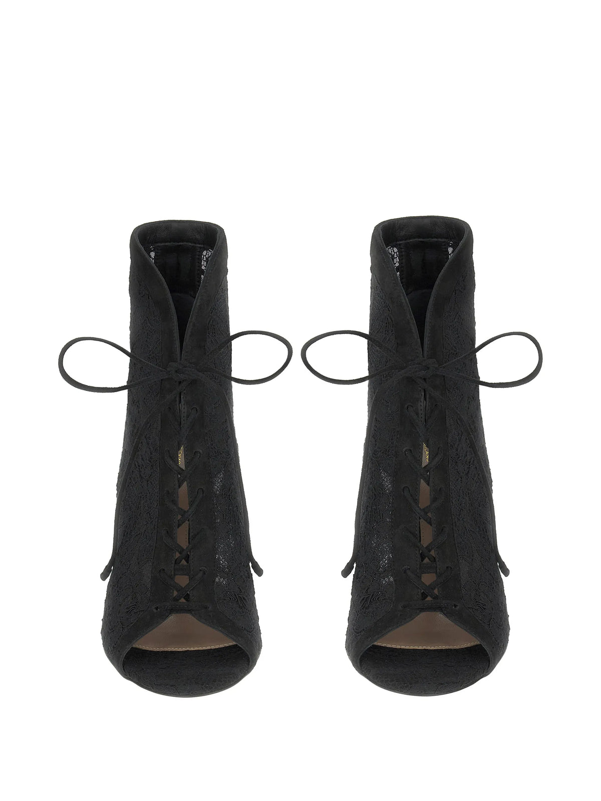 Gianvito Rossi - Lace-up Lace Ankle Boots