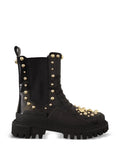 Dolce & Gabbana - Studded Leather Combat Boots