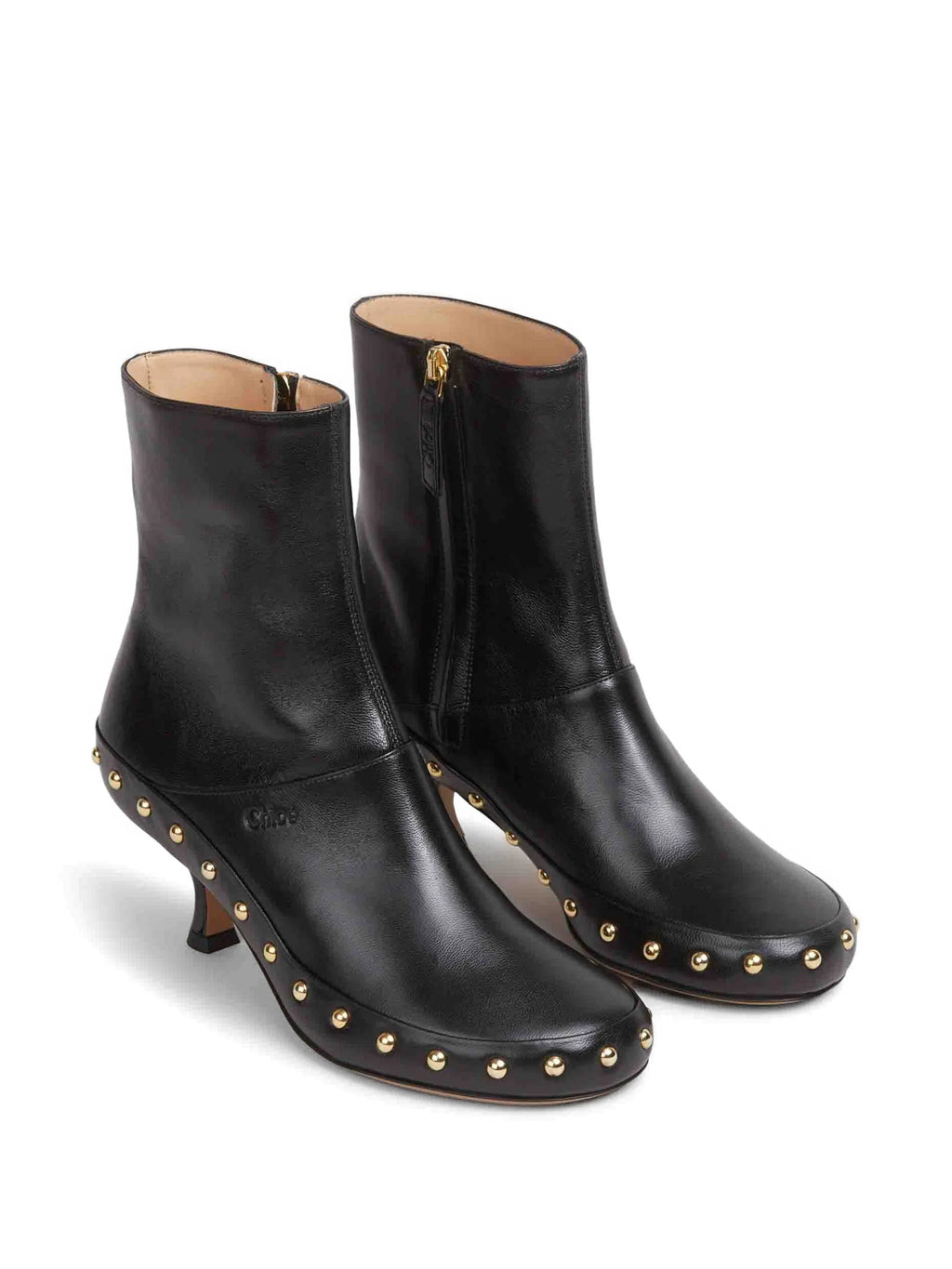 Chloé - Junie Studded Ankle Boots