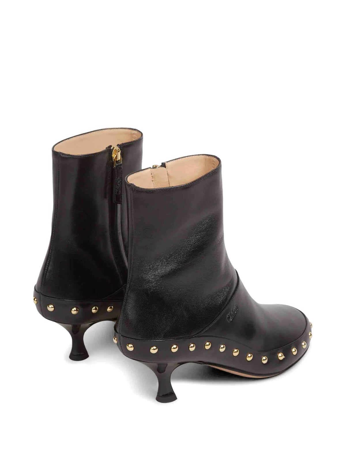 Chloé - Junie Studded Ankle Boots