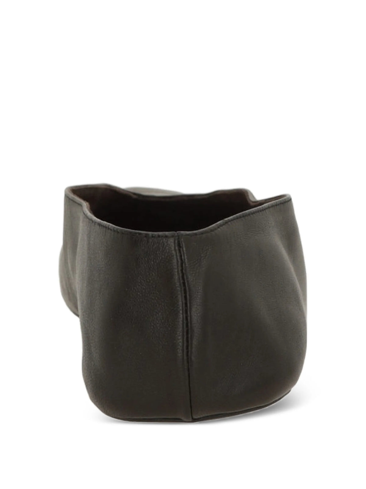The Row - V-neck Leather Loafers