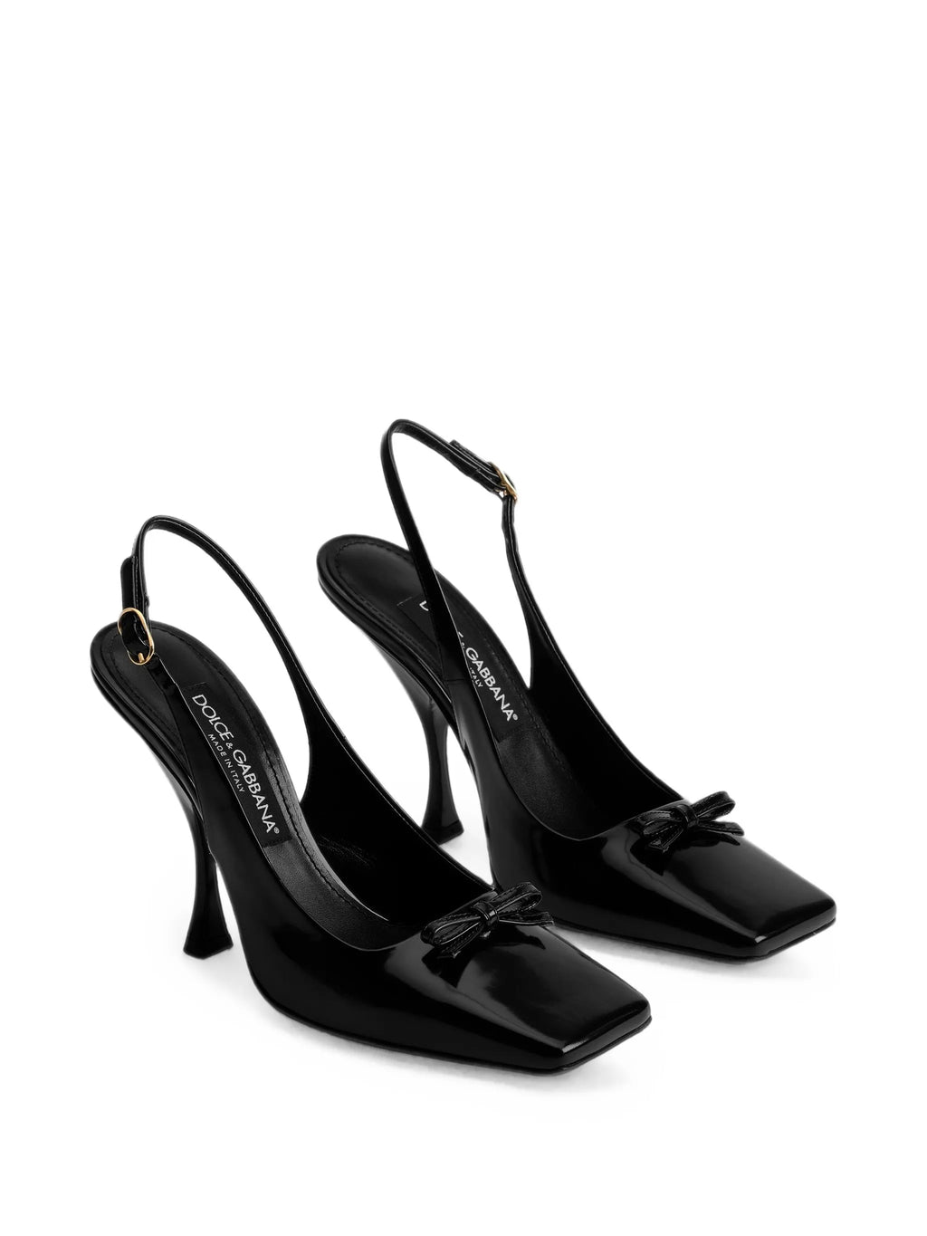 Dolce & Gabbana - Slingback Calfskin Heeled Pumps