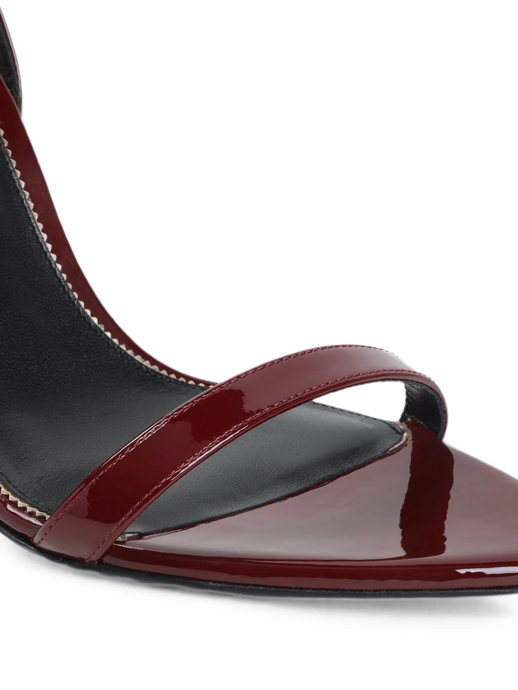 Tom Ford - Patent Leather Padlock Pointy Naked Sandal