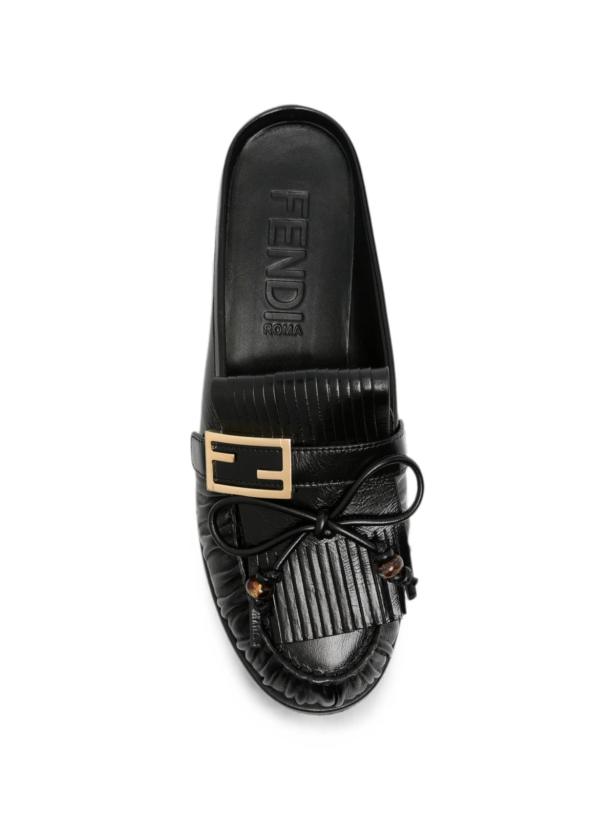 Fendi - O’Lock Fringed Mules
