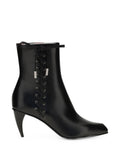 Alexander McQueen - Lace-up Leather Ankle Boots
