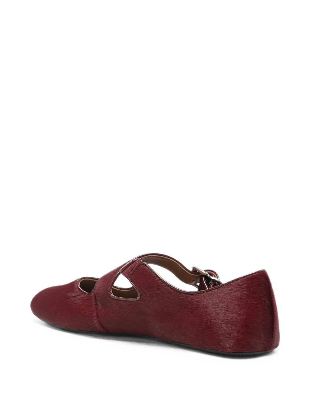 Alaïa - Criss-cross Calf-hair Ballet Flats