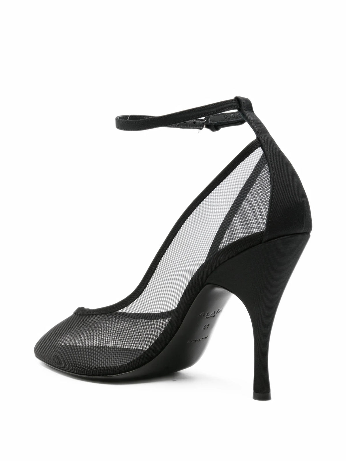 Alaïa - Iris Mesh Ankle-strap Pumps