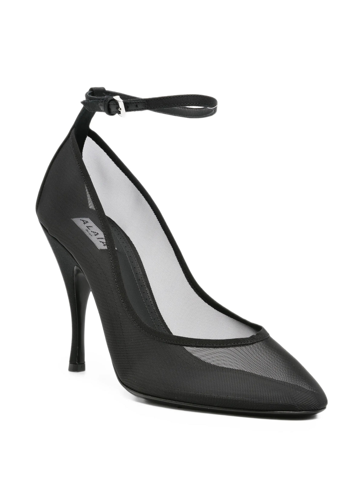 Alaïa - Iris Mesh Ankle-strap Pumps