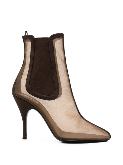 Alaïa - Mesh Ankle Boots