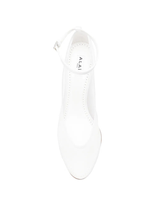 Alaïa - Mesh Ankle-strap Pumps